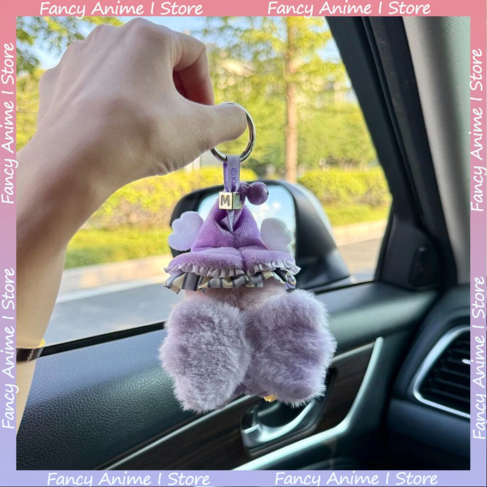 Zestaw ubranek, kapelusza i ozdób do ogonika dla pluszowej lalki Mini Labubu 4.0 o tematyce leśnej wróżki, akcesoria modowe dla lalek z serii Love.