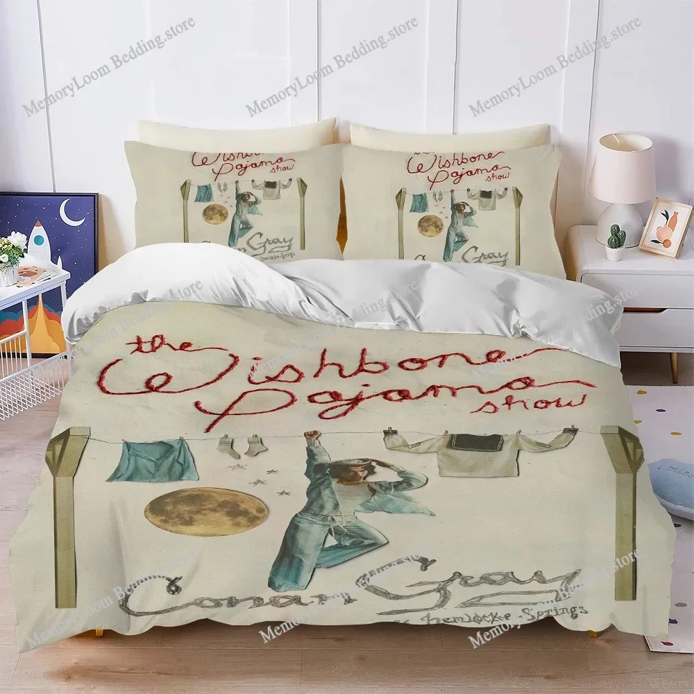 

Singer Conan Gray Wishbone Duvet Cover Set Home Style Bedding Soft Laundry Cotton Bed Four Seasons Student Dormitory Luxury Gift