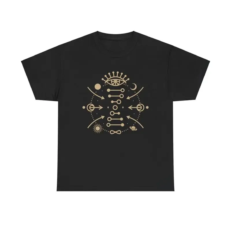 Cosmic Connection T Shirt spiritual third eye celestial energy balance yoga