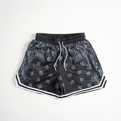 NEW summer digital printed cashew flower men shorts basketball sports shorts Man/woman running training pants Men's sweatpants