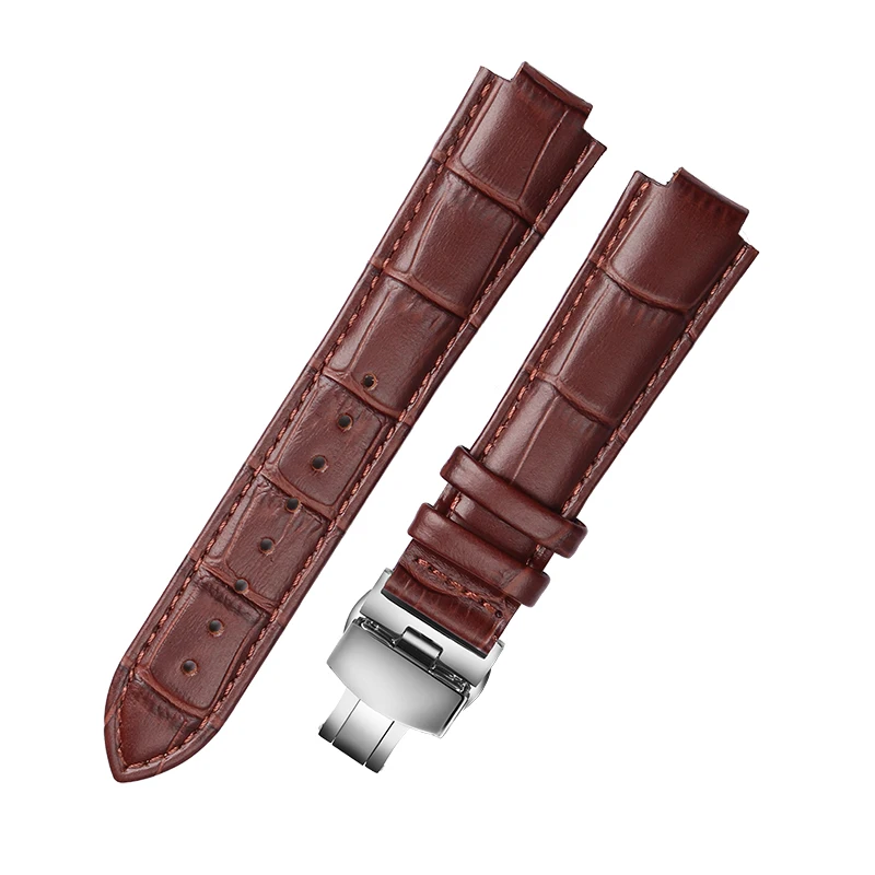 For LV Watch band for Louis Vuitton Tambour Series Mouth 10 12mm Watchband Men\'s Women\'s Q114k Q1121 Genuine Leather Watch Strap