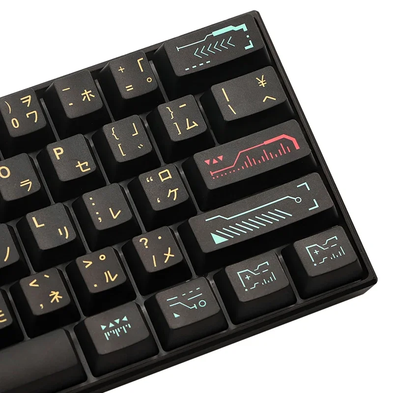 Line 71 key OEM height PBT keycap, all-inclusive five-sided sublimation process, compatible with GH60 GK64