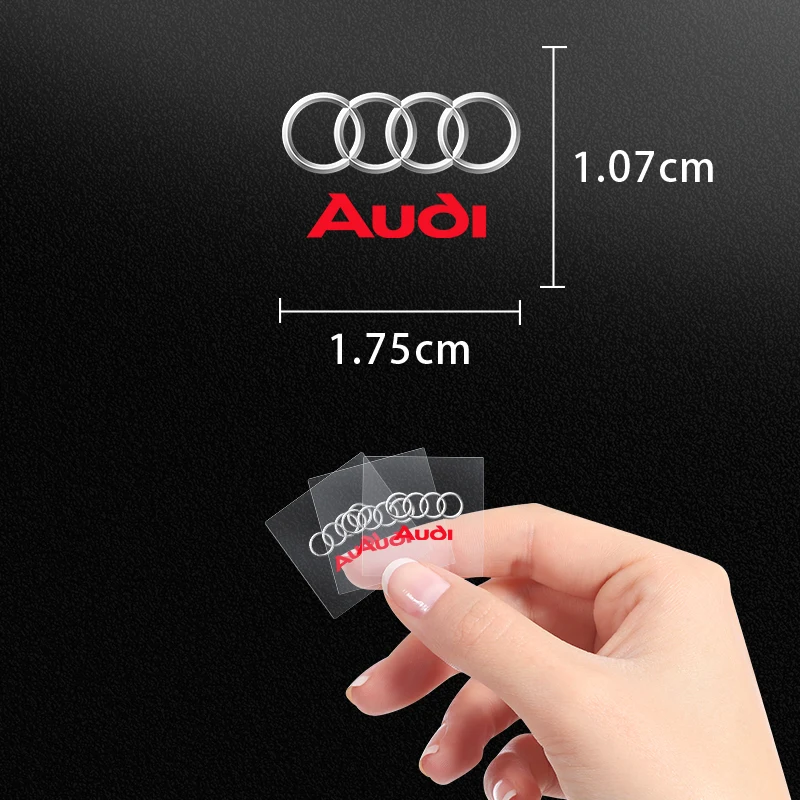 Car Interior Sticker Central control Decals Emblem Badge for Audi sline A4 B7 B8 B9 A3 8P 8V 8L A5 A6 C6 C5 C7 4F A1 A7 A8 Q2 Q3