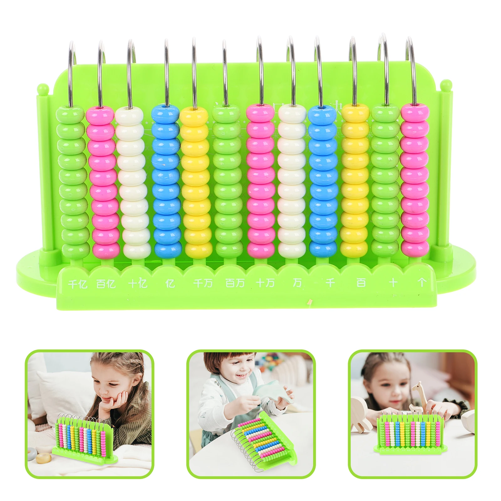 

Counter Abacus for Kids Math Teaching 12 Rods Counting Toy Arithmetic Tools Early Educational Preschooler Learning Aids