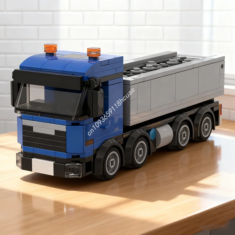

353 шт. MOC MAN Baustellen LKW Kipper City Модель Строительные блоки Игрушечная конструкция Рождественские подарки DIY Творческий образовательный кирпич