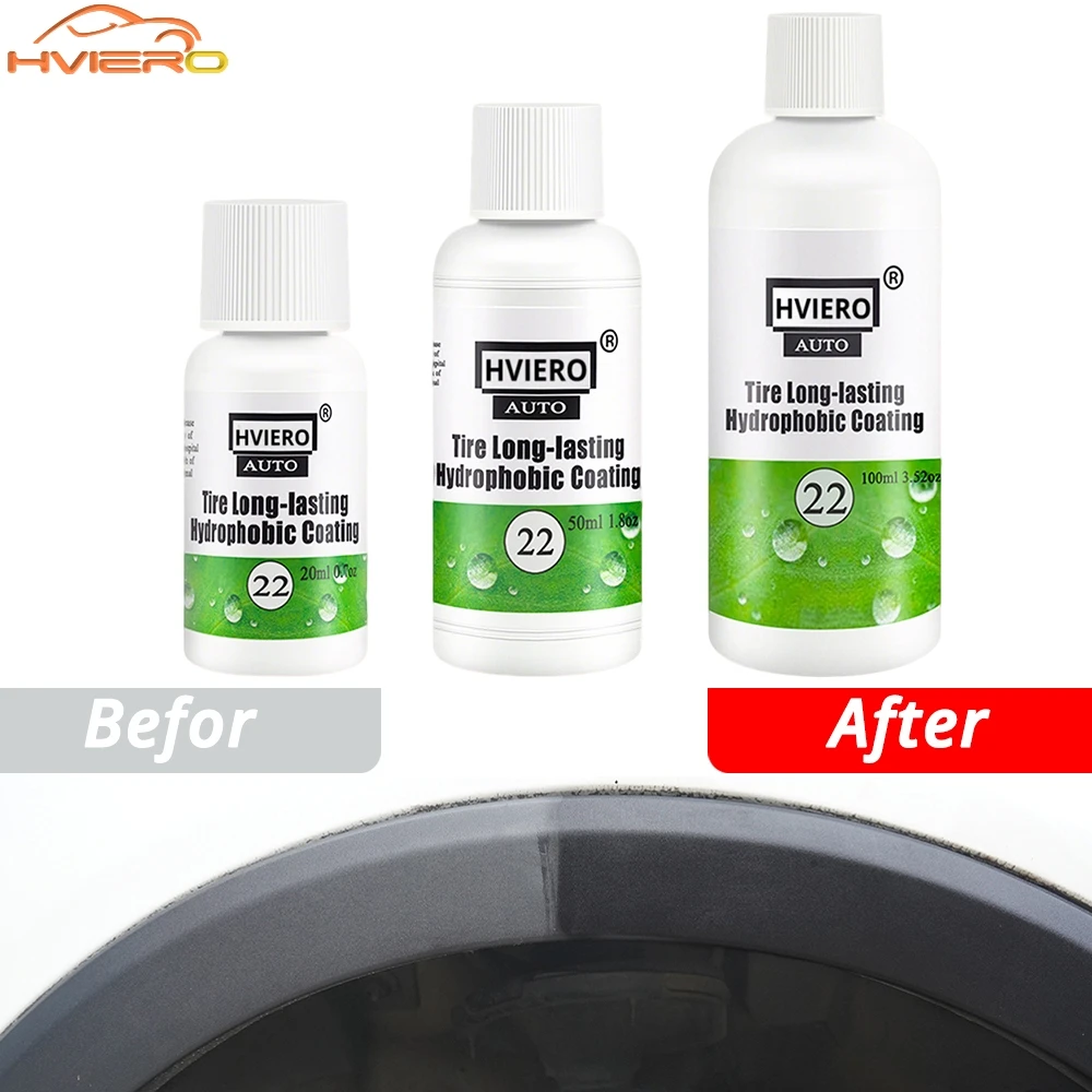 20ml/50ml/100ml Car Leather Refurbish plastic wash Tire Hydrophobic Coating Cleaning Agent Polishes Care Tools Auto Accessories