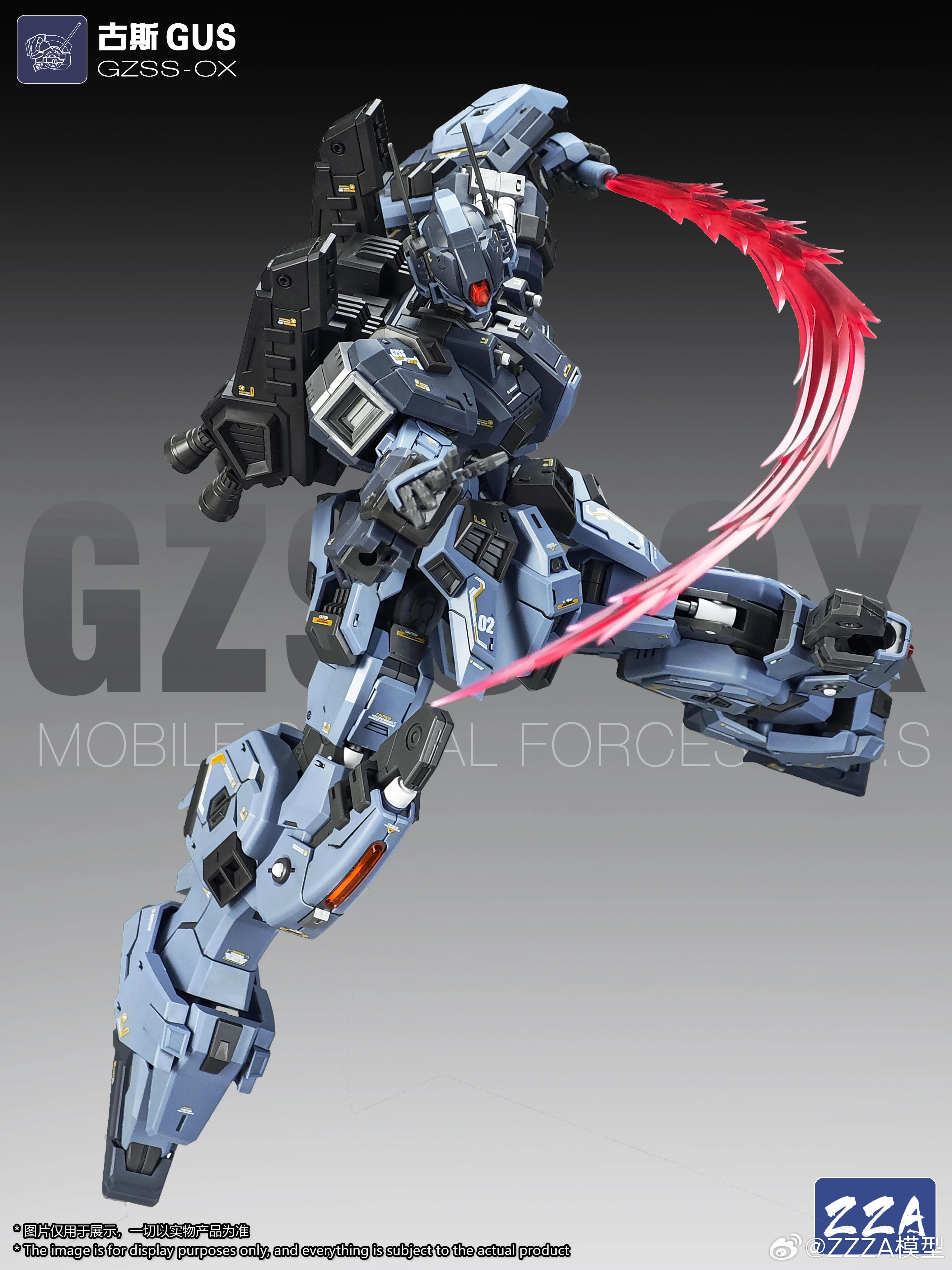 ZZA GUS 1/100 MG GZSS-OX Plast - đánh giá và giá Model Kit Zza