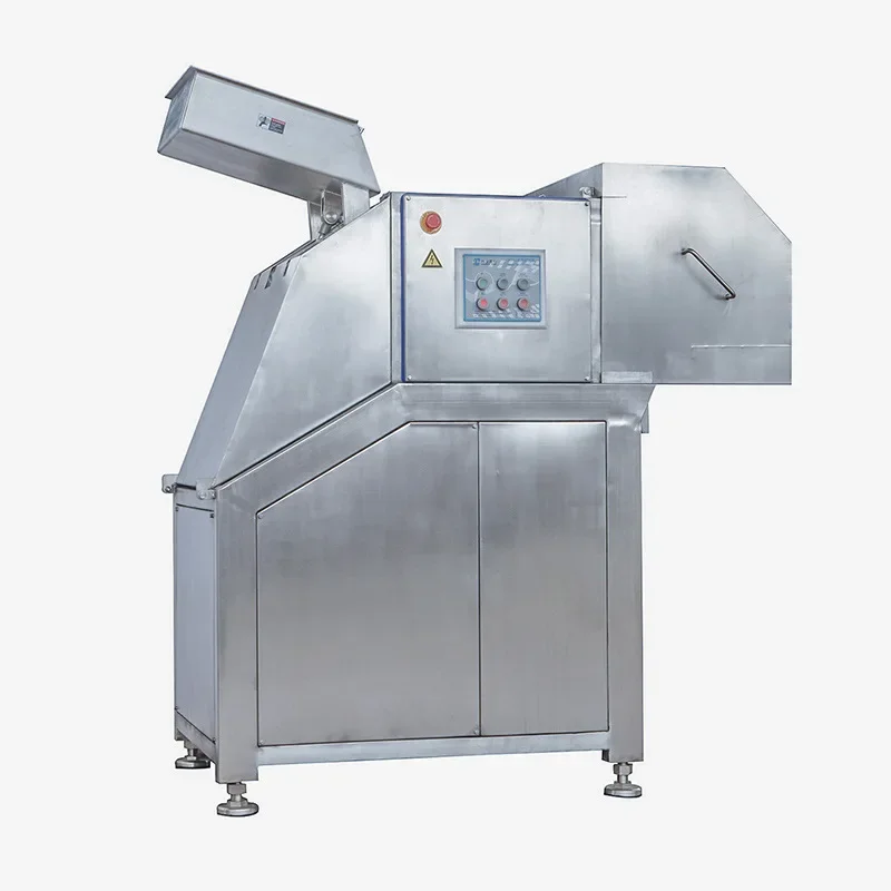 آلة قطع أوتوماتيكية تجارية 304 آلة قطع اللحوم المجمدة من الفولاذ المقاوم للصدأ، آلة قطع اللحوم المجمدة الهيدروليكية