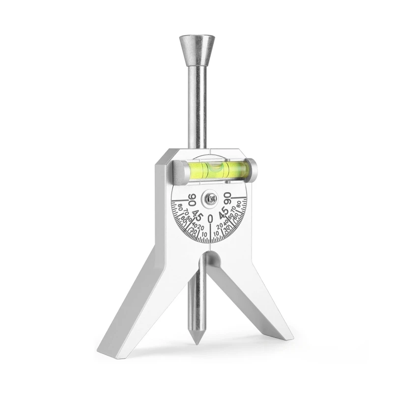 

Pipe Center Finder Measure Adjustable Dial Bubble Protractor Measure Pipe Diameter Over 1/2" and Upand up With 4" Y Type Base
