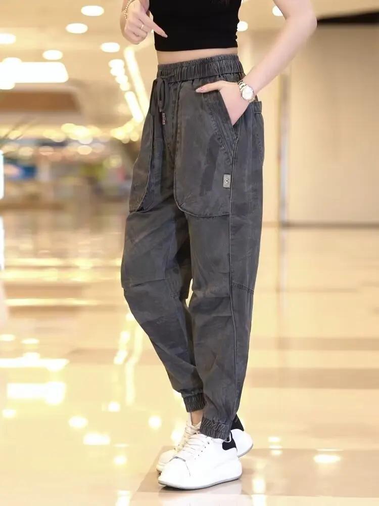 

Trendy workwear, curved knife casual pants, men's straight tube Japanese loose pants, versatile and fashionable wide leg pants