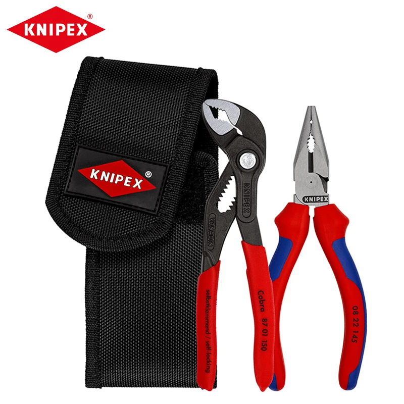 

KNIPEX 00 20 72 V06 Mini Pliers Set Mini Cobra Hightech Water Pump Plier Needle Nose Combination Pliers