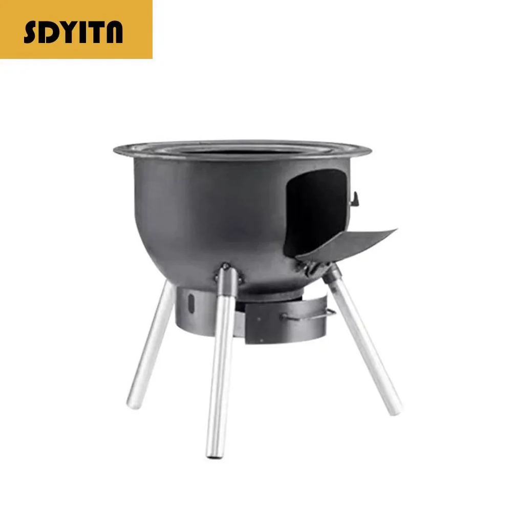 

Mobile Firewood Portable Wood Burning Stove Thickened Firewood One-piece FireFurnace Outdoor Cooking Tool