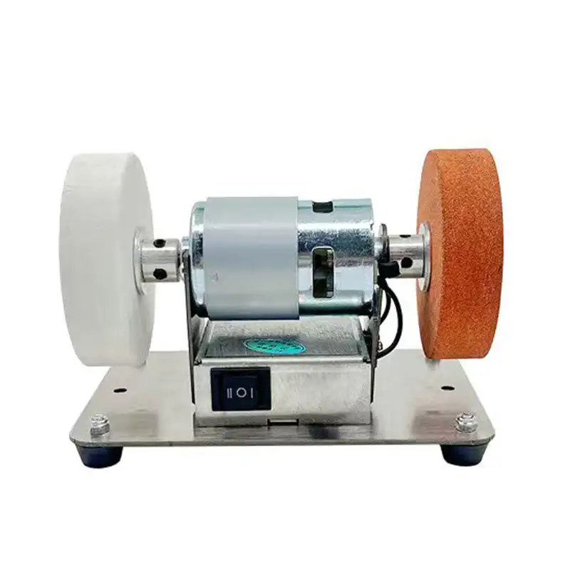 Small Grinding Machine Table Grinding Coarse and Double Grinding Wheels Household Electric Grinding Polishing Multi-function