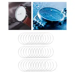 Watch Glass Gasket 0.9mm Height 0.45mm Thick Replacement Watch Parts Seal Washers O Ring Kit for Watch Glass 1.0mm-1.2mm