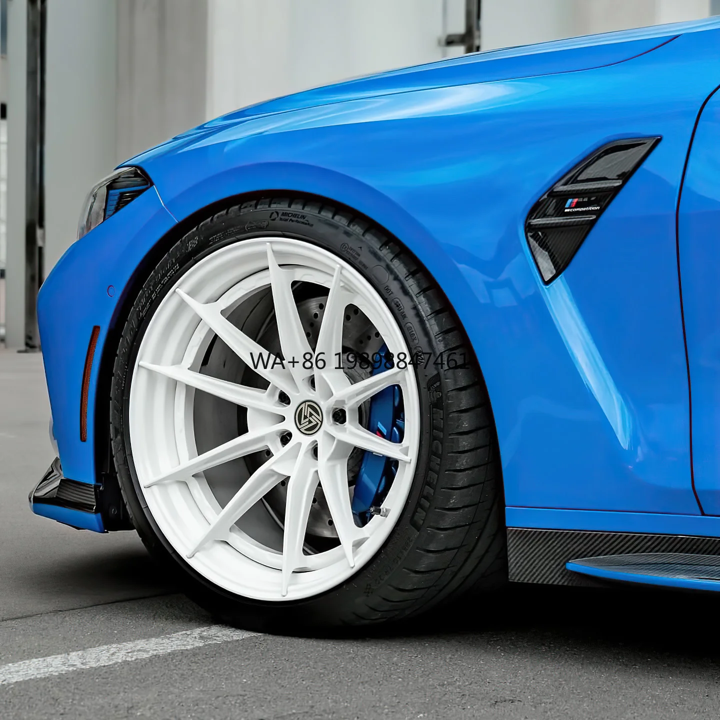 

XL White Wheel MonoBlock Custom Deep Concave Racing Car Wheel 5x112 5x120 5x114.3 Forged Alloy Car Wheel Rim for bmw Audi Benz