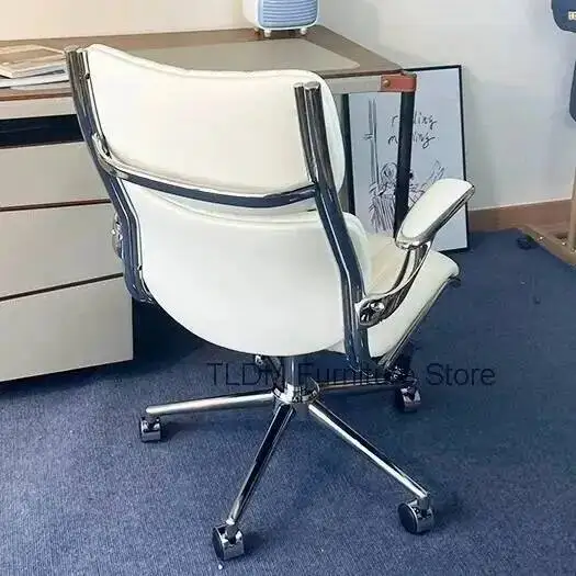 Staff Home Comfortable Modern Chairs Office Light Chair Luxury Simple Computer Study Chair Backrest Leisure Swivel Chairs