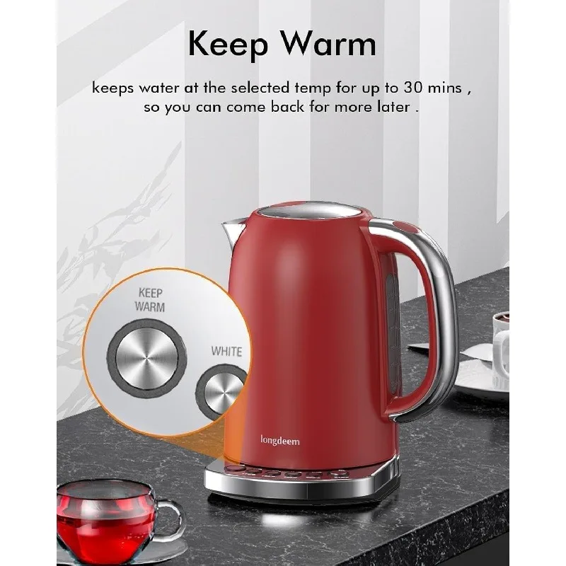 Electric Tea Kettle for Boiling Water with Temperature Control 6