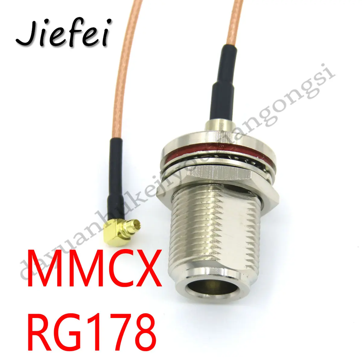 

RG178 cable N FEMALE BULKHEAD to MMCX MALE ANGLE Coax RF 10CM 20CM 30CM