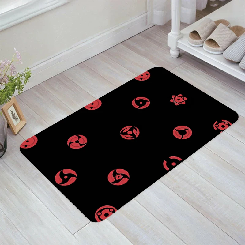 

Cool I-Itachi Anime Floor Mat Living Room Rugs Balcony Carpet Entrance of House Home Kitchen Rug Carpets Foot Doormat Door Mats