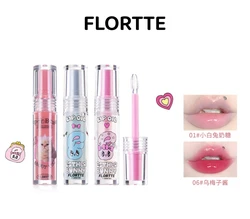 FLORTTE Lip Gloss Serum Esther Bunny Lip Tint Glaze Liquid Lipstick 2.6g Hydrating Makeup Women Cosmetics