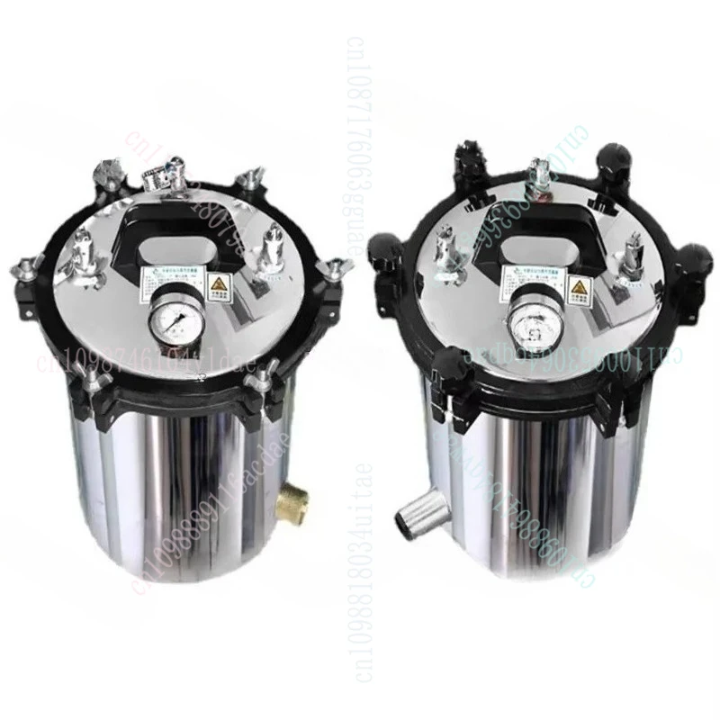 الأوتوكلاف المحمولة المصنوعة من الفولاذ المقاوم للصدأ معدات التعقيم الصناعية معقم الطعام المختبري