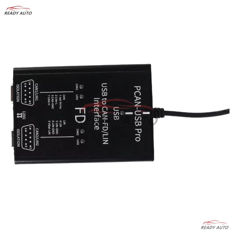 For PEAK PCAN-USB Pro PCAN FD PRO 8Mbit/s 12Mbit/s 16Mbit/s USB to CAN Adapter 2CH CAN FD Compatible with IPEH-004061