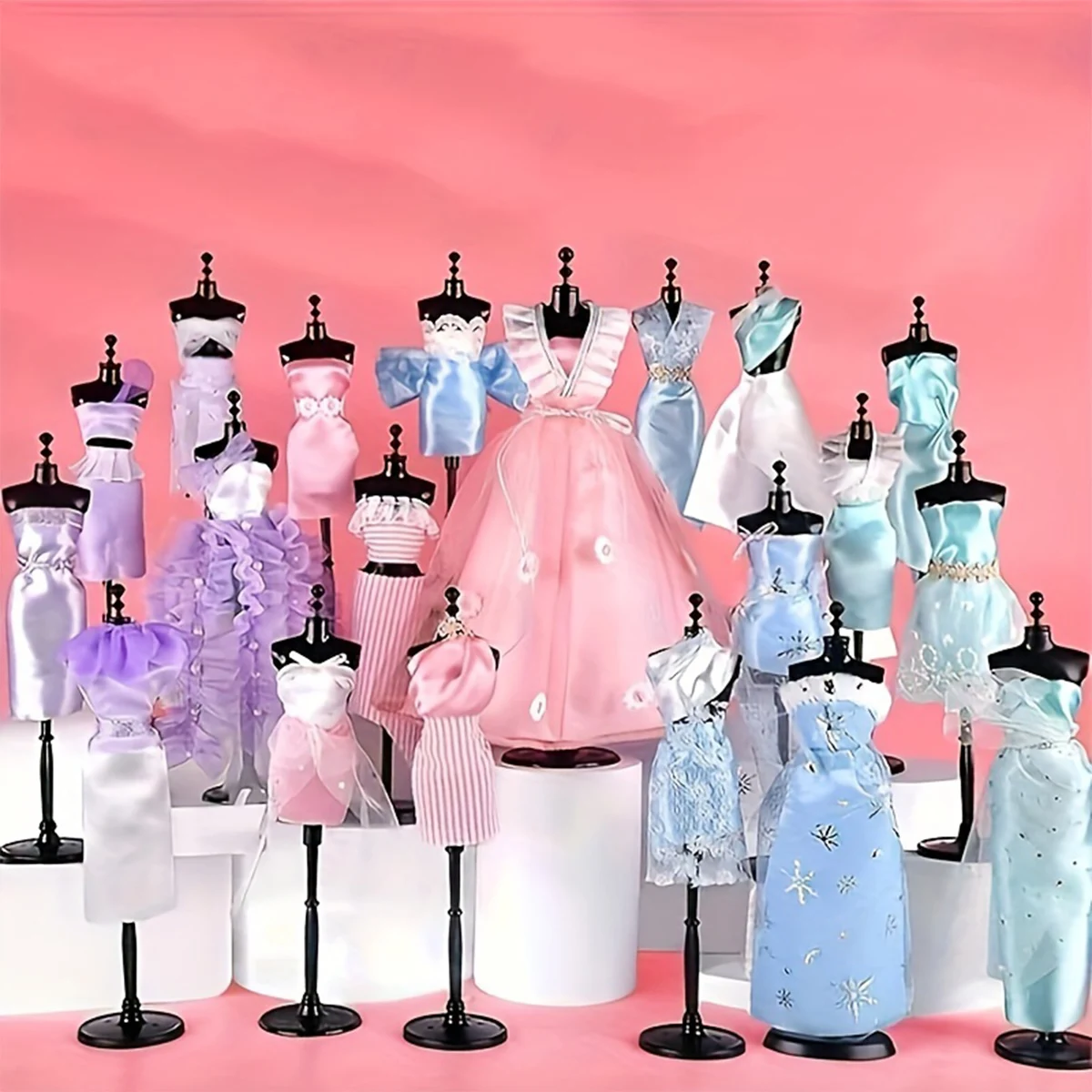 Kit de diseñador de moda para niñas, bricolaje, pasta creativa, artesanía artística sin hilo de aguja, regalo de cumpleaños, Halloween, Navidad y Acción de Gracias