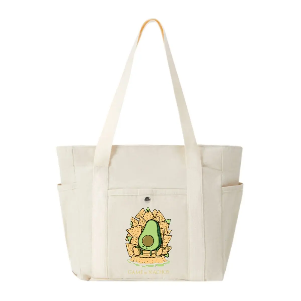 

Сумка на плечо с несколькими наружными карманами и молнией на тему игры на Nachos