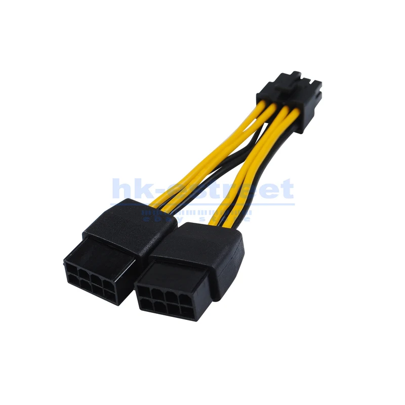 Câble d'alimentation pour carte VGA PCIE YY+Dual 8 broches vers 8 broches pour Nvidia K80 M40 M60 P40 P100