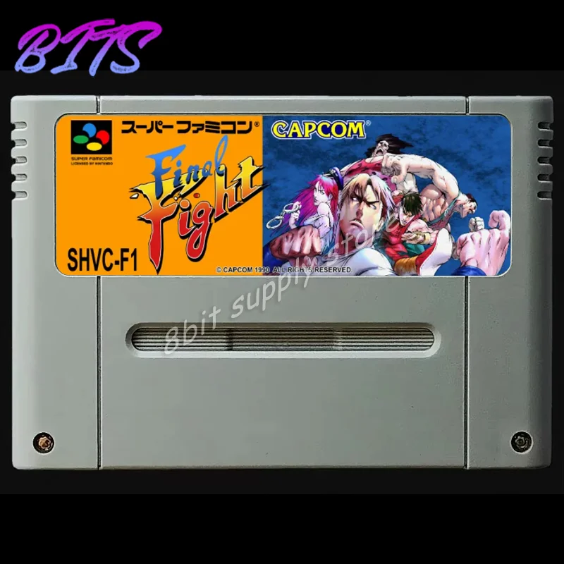 

16bit Game cards：Final Fight Hack ( Japanese NTSC Version!! )