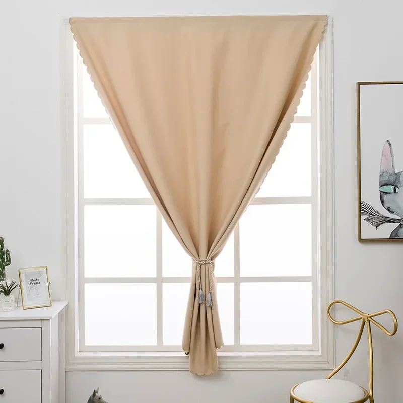 2pcs Portable and Easy-to-Install Curtain with Velcro, High Shading Curtains for Living Room, Bedroom, High precision fabric