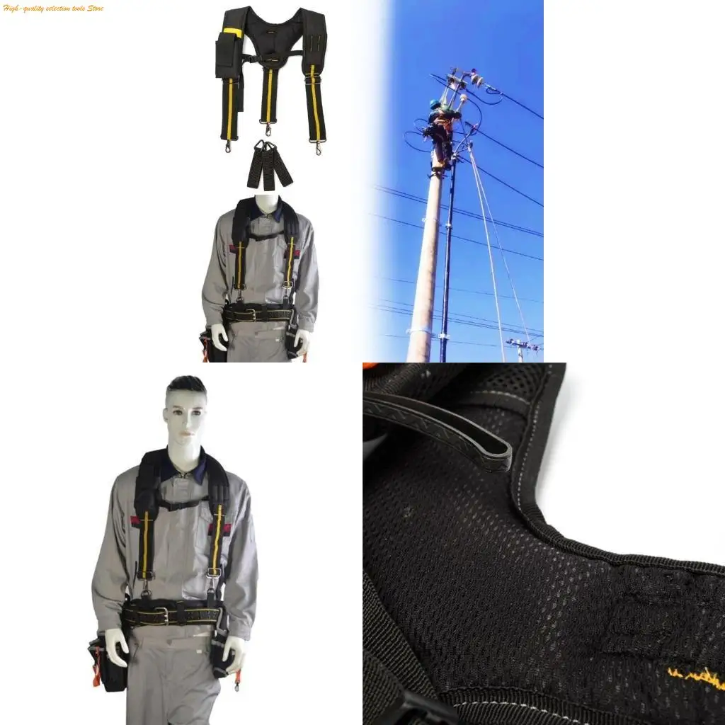 

203F Heavy Duty Tool Belt Suspenders Tool Bag Suspenders Carpenter Suspenders Tool