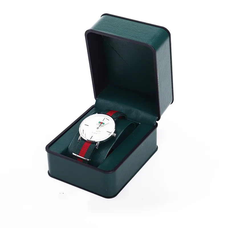 

Коробка для часов из искусственной кожи, текстурированная подарочная коробка, дышащая коробка для часов, для хранения деловой подарочной упаковки