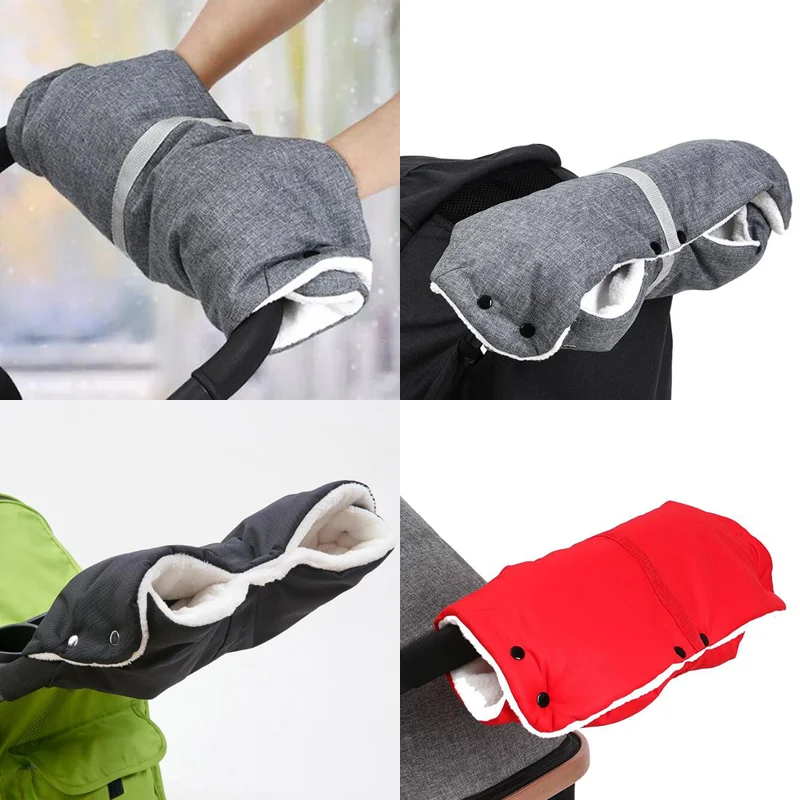 New autumn and winter baby stroller warm gloves