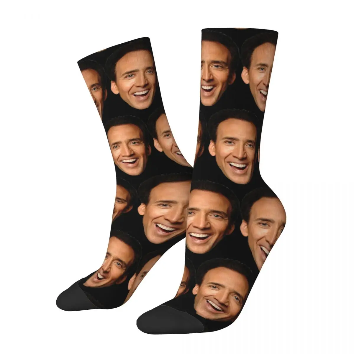 

Funny Nicolas Cage cosy Unisex Socks Hip Hop Happy Socks Street Style Crazy Sock