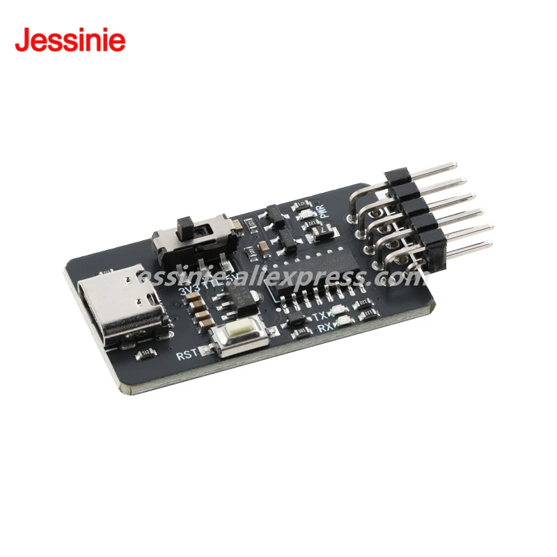 5PCS/1PC CH340C USB Type-C to UART Serial Port Board STC ISP Microcontroller Program Automatically Downloads Programmer Module