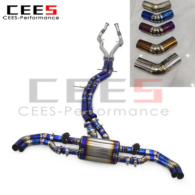 

cees High Performance Catback Exhaust for Audi RS Q8 RSQ8 Q8 (2019-2023) Racing Valvetronic Valve Exhaust Pipes Muffler System