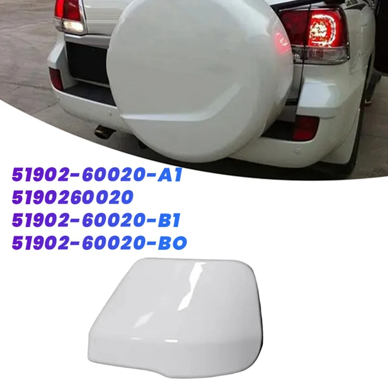 Car Rear Spare Tire Cover Sub-Assy Corner Trim 51902-60020-B1 LHD For Toyota Land Cruiser LC200 2008-2015 51902-60020