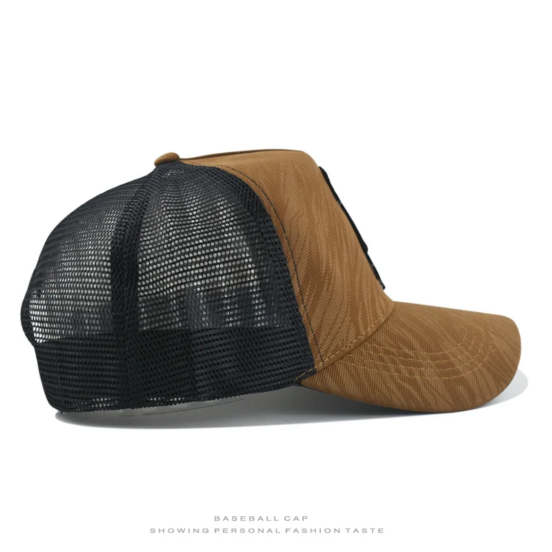 1 Atmungsaktive, sonnenschützende Baseballkappe mit Adler-Stickerei, personalisiertes Design, unisex, geeignet für den täglichen, lässigen Gebrauch im Freien, Sonnenschutz-Netzkappe, Geschenk für Feiertage. – Detail 13