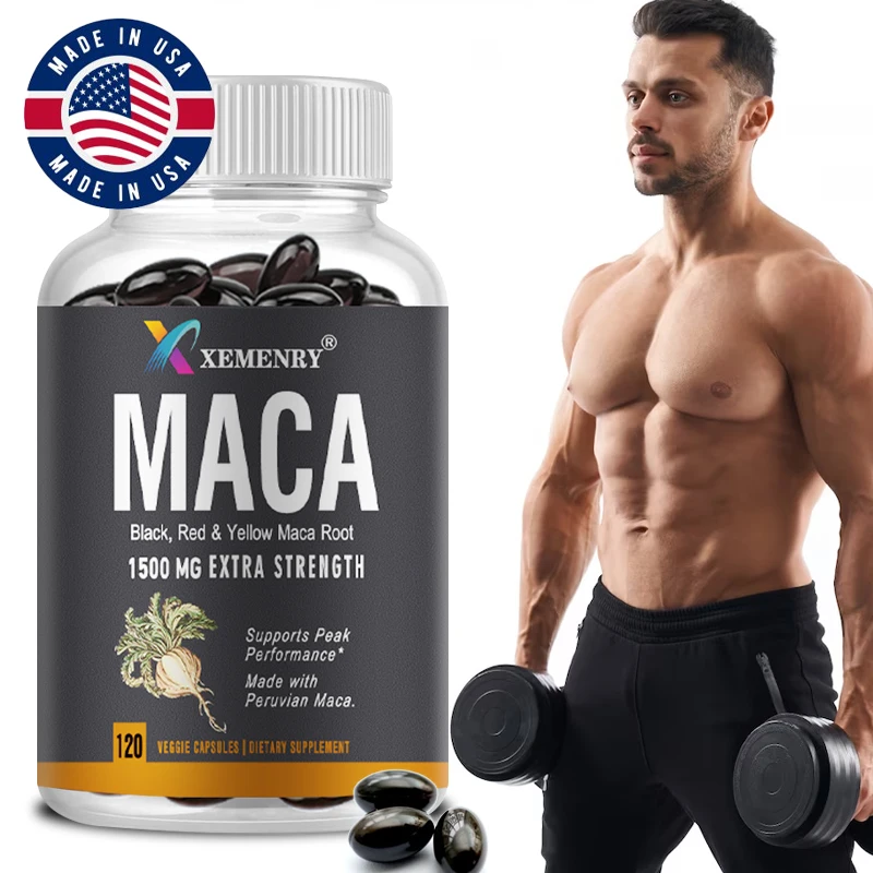 Maca Extract, Enhanced Potency Energy Booster, Anti-Fatigue Supplement