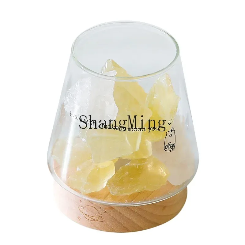 

PYH Himalayan Salt Lamp Aromatherapy Lamp Ore Crystal Salt Stone Night Bedroom Desk Bedside Ambient Light