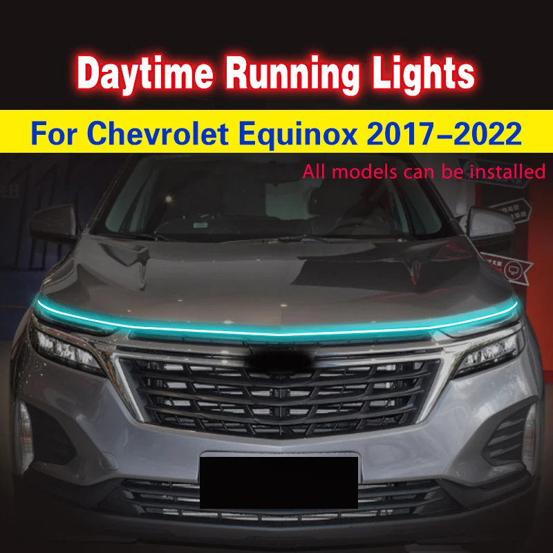 

1 шт., автомобильные светодиодсветодиодный дневные ходовые огни для Chevrolet Equinox 2005-2022