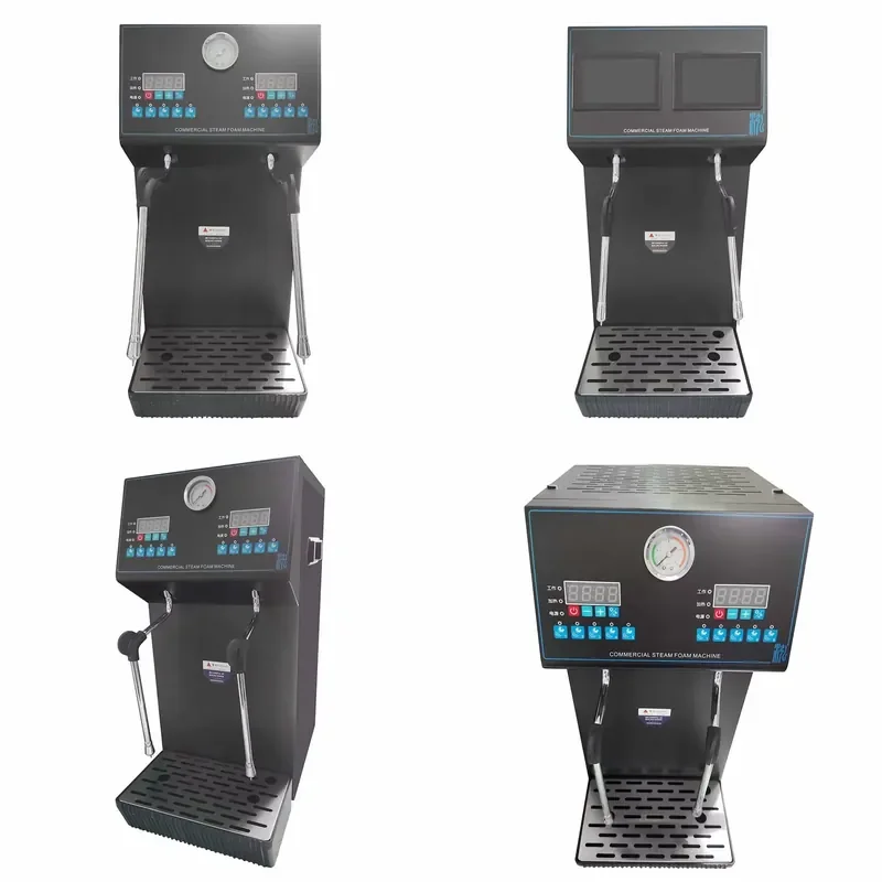 XEOLEO Commercial 12L Milk Coffee Steam Heating Machine Milk Cappuccino Electric Coffee Whisk Automatic Milk Frother