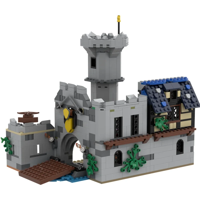 788ピース シティエンジニアリング 31168 サーペントロードの拠点 MOC カスタマイズモジュラービルディングブロック 人気DIYおもちゃ 誕生日プレゼント