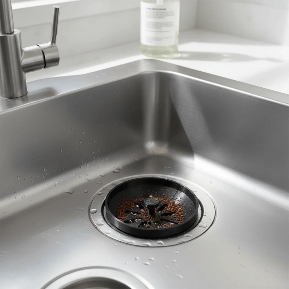 

1Pcs Recyclable Plastic Water Trough Hole Covers Portable Compact Sink Hole Cover Two Types Safe Material Sink Filter Water Tank