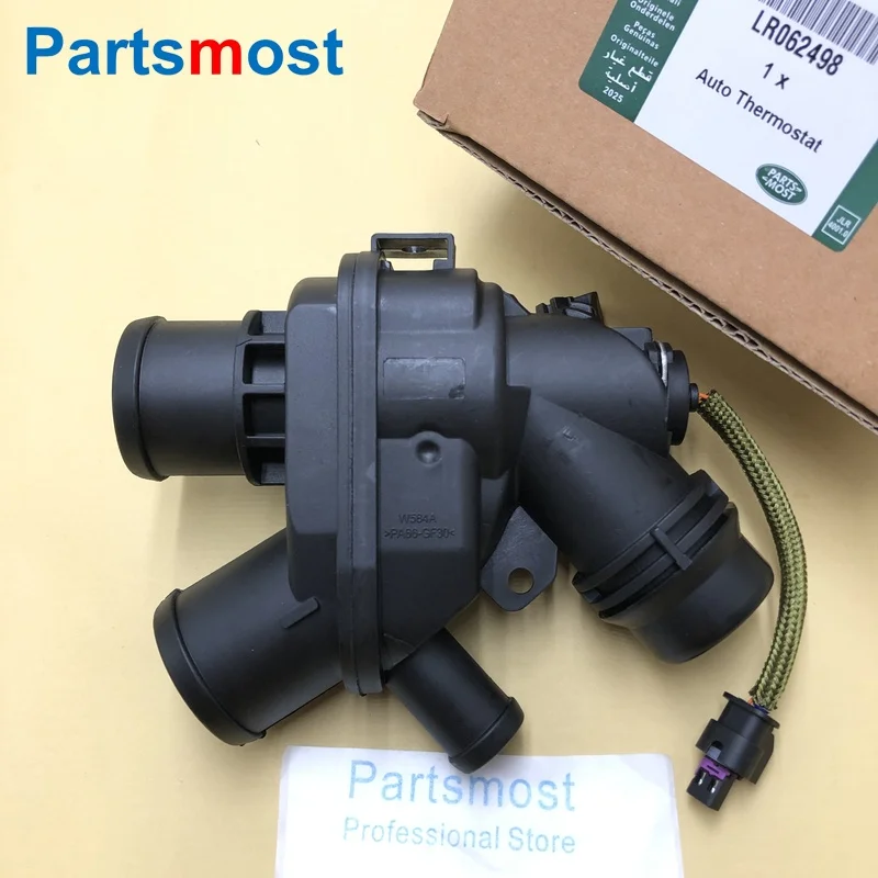 Carcasa de termostato automático de gasolina 3,0 V6 con Sensor para LR4 Range Rover RR Sport 14- New Discovery Velar LR 062498 LR LR 069809 LR LR 095895