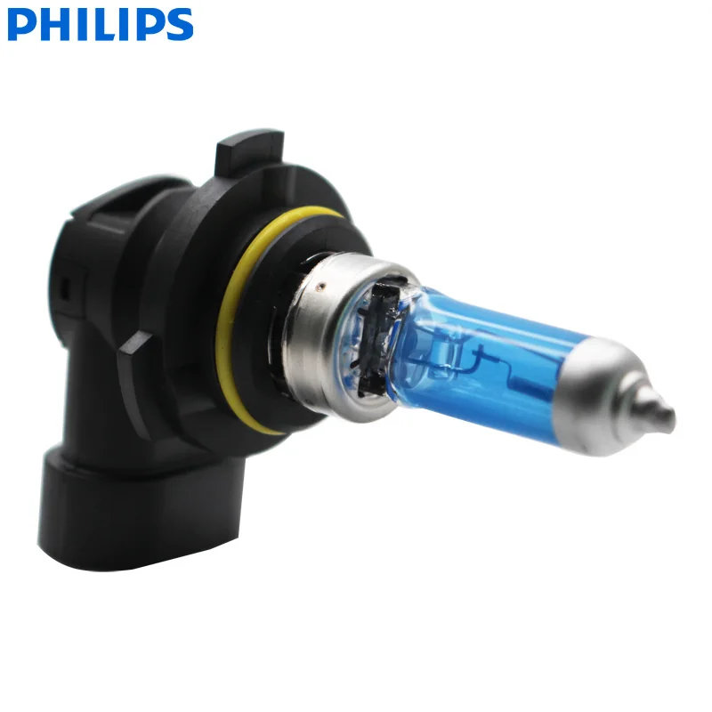 Philips Crystal Vision 9006 HB4 12V 60W P22d 9006CVSM 4300K Bright White Auto Halogen Headlight Fog Light Beam (Twin Pack) view 2