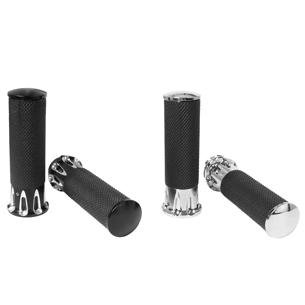 25mm CNC Aluminum Hollow Handlebar Hand Grips Motorcycle Modification Parts Fit for Ha rley 883 XL1200 Handle Grip view 2