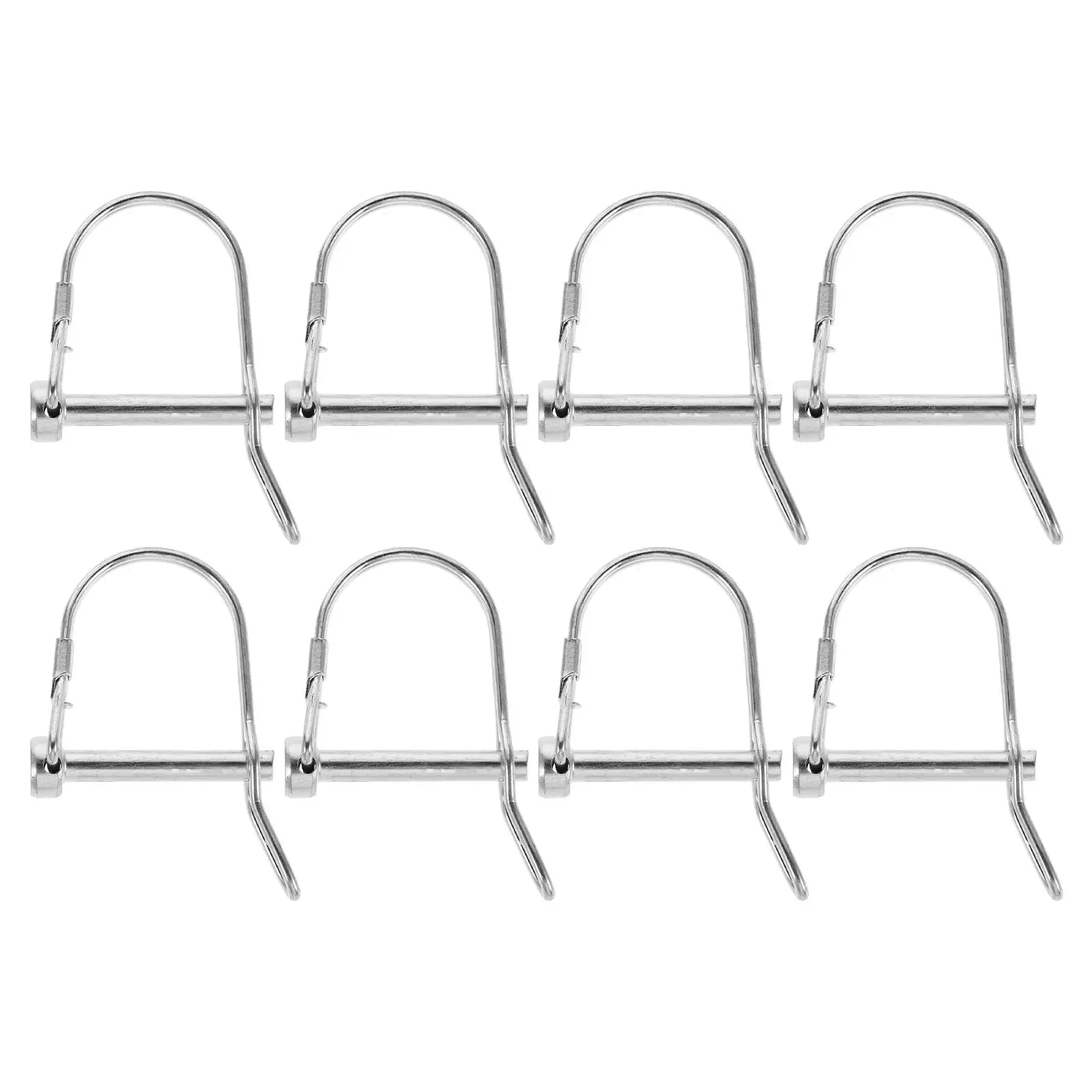 

8 шт. пружинные штифты D-типа, сверхмощная муфта для прицепа, сцепный штифт, предохранительный замок, быстроразъемное использование, долговечность