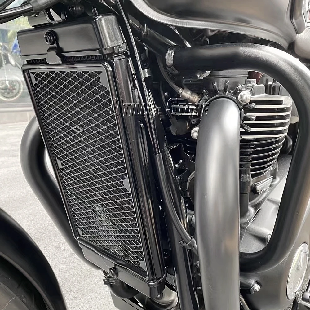 Motorcycle Radiator Guard Grille Cover For Triumph Bonneville T120 T100/Speed Twin/Thruxton RS/Street Twin Fuel Tank Protector image 5